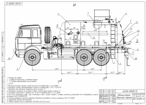 АКН-15 на шасси МАЗ 6317F9 с насосом СЦЛ01