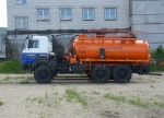 Автомобиль для сбора нефтеконденсата АКН-10 (шасси Урал-5557 бескапотное)